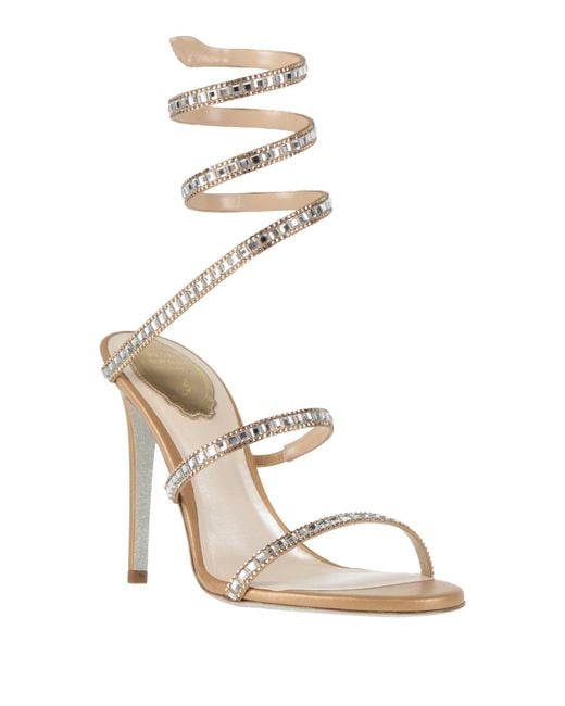 Rene Caovilla White Sandale