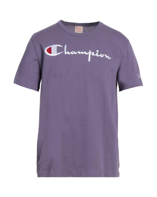 Champion Purple T-shirt for men