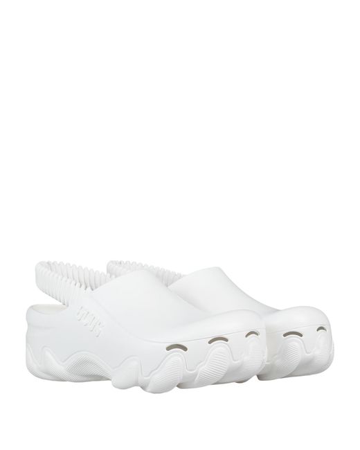 Gcds White Mules & Clogs