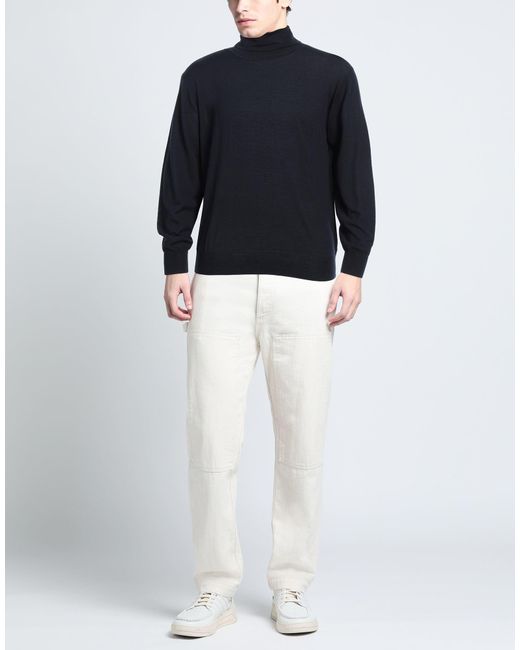 Aspesi Blue Turtleneck for men