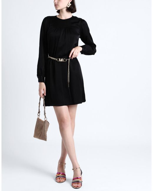 MICHAEL Michael Kors Black Chain-belt Dress