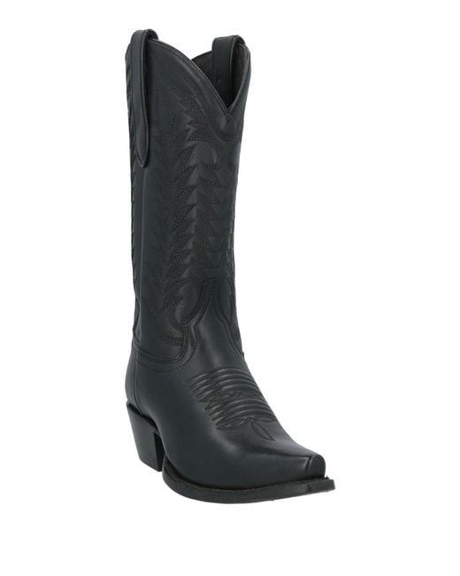 Caborca Black Boot Cow Leather