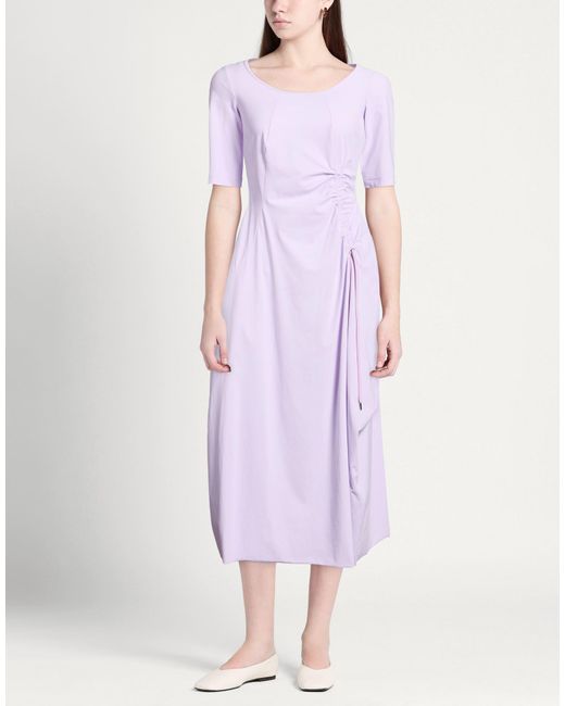 High Purple Midi Dress Nylon, Elastane