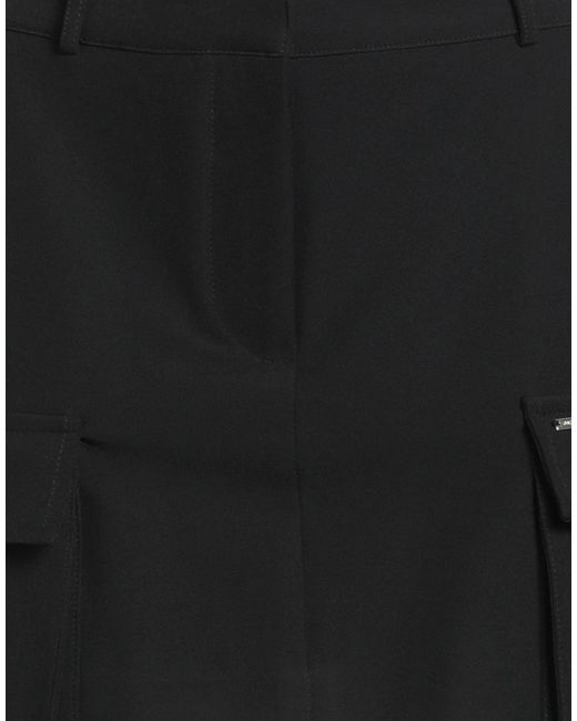 GAUDI Black Mini Skirt Polyester, Elastane