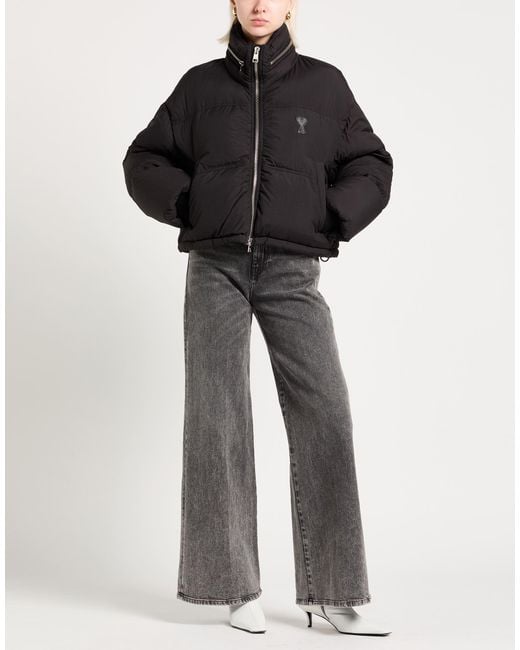AMI Black Puffer Polyamide