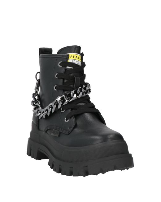 Buffalo Black Ankle Boots