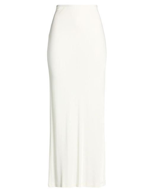 Helmut Lang White Maxi Skirt