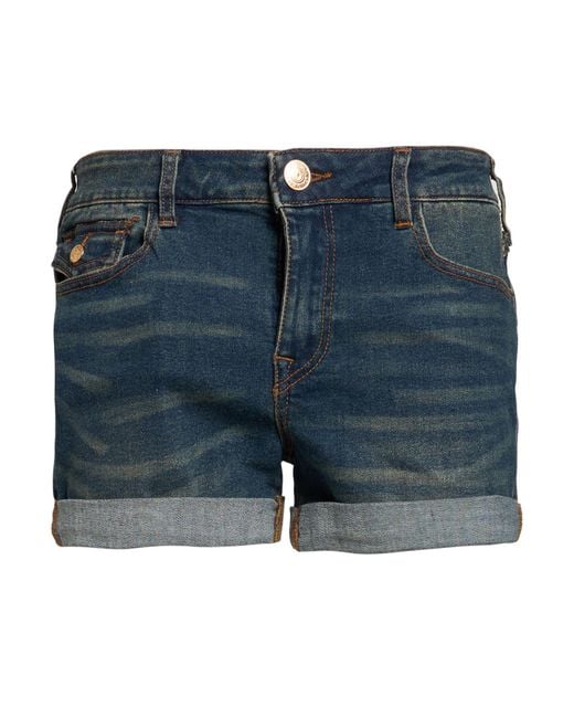 True Religion Blue Denim Shorts