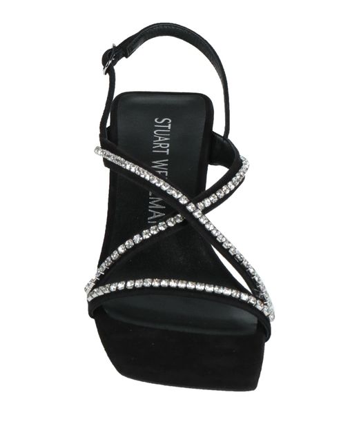 Stuart Weitzman Black Sandals