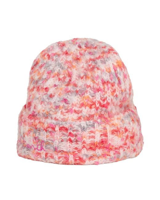 Mc2 Saint Barth Pink Hat Wool, Mohair Wool, Polystyrene, Cotton