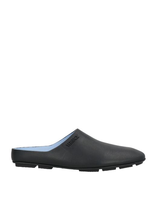 Versace Black Mules & Clogs for men