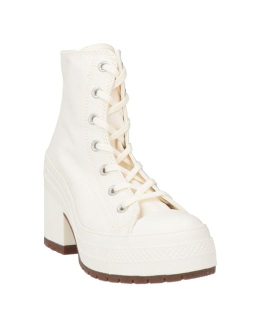 Converse White Ankle Boots