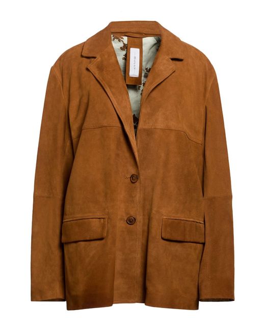 Bully Brown Tan Blazer Leather