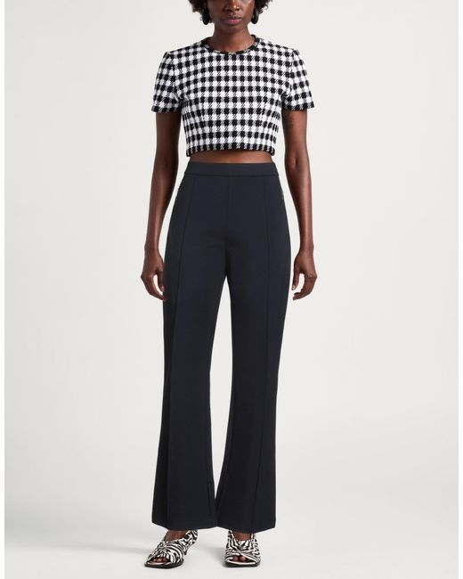 Weekend by Maxmara Blue Pants Viscose, Polyamide, Elastane