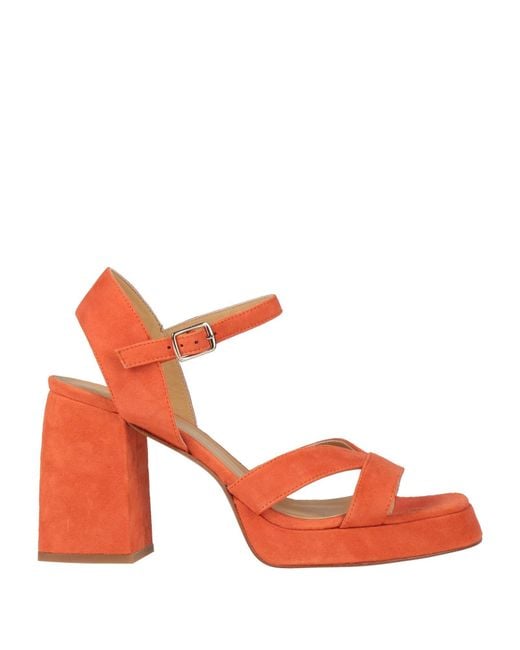 Castaner Red Sandals