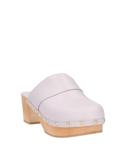 Aeyde White Mules & Clogs