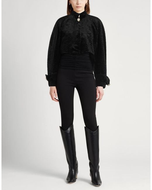 Casablanca Black Jacket Virgin Wool, Cotton, Elastane