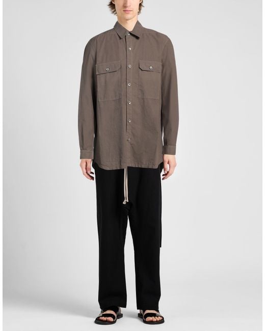 Rick Owens Brown Shirt for men