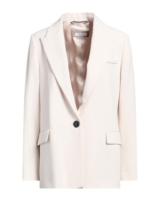 Peserico Natural Blush Blazer Polyester