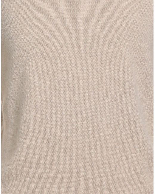 Roberto Collina Natural Turtleneck Cashmere, Alpaca Wool for men