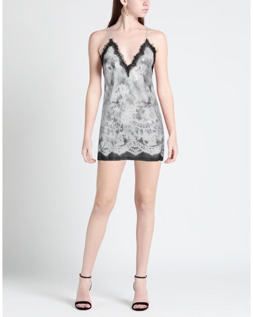 MSGM Gray Mini Dress