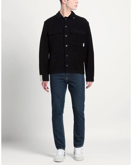 Berna Black Jacket Cotton for men