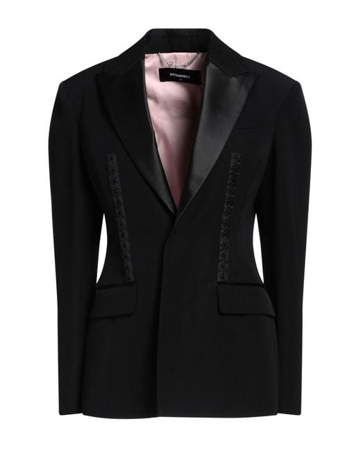 DSquared² Black 'Dana' Blazer