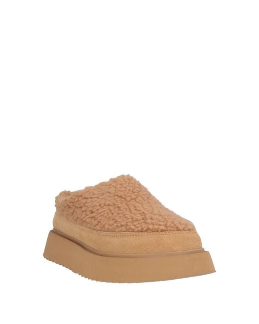 Inuikii Brown Mules & Clogs Textile Fibers