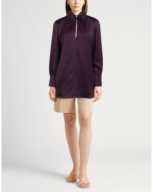 Agnona Purple Top