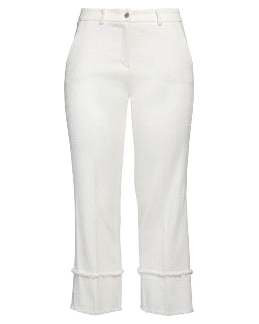 Seductive White Pants Cotton, Polyester, Elastane