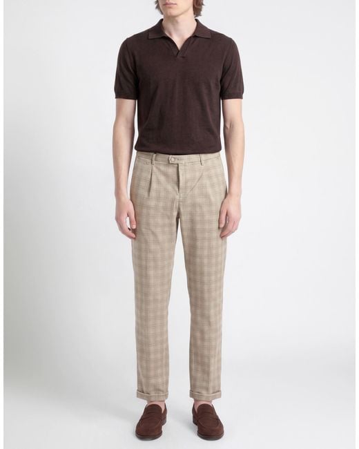 Tramarossa Natural Pants Cotton, Polyester, Elastane for men
