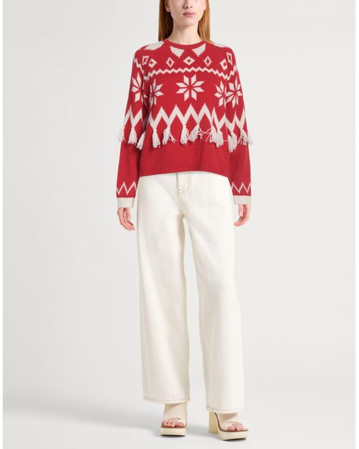 ViCOLO Red Sweater Wool, Acrylic