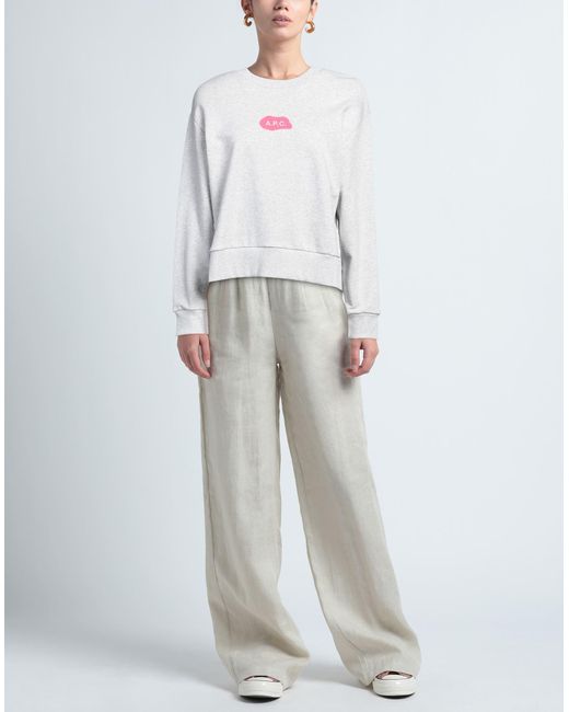 A.P.C. White Sweatshirt