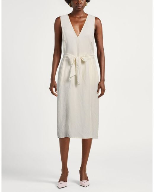 Patrizia Pepe White Midi Dress