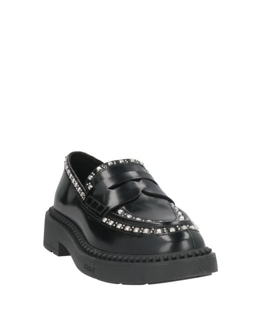 Ash Gray Loafers Calfskin
