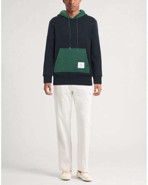 Thom Browne Green Sweatshirt Cotton, Elastane for men