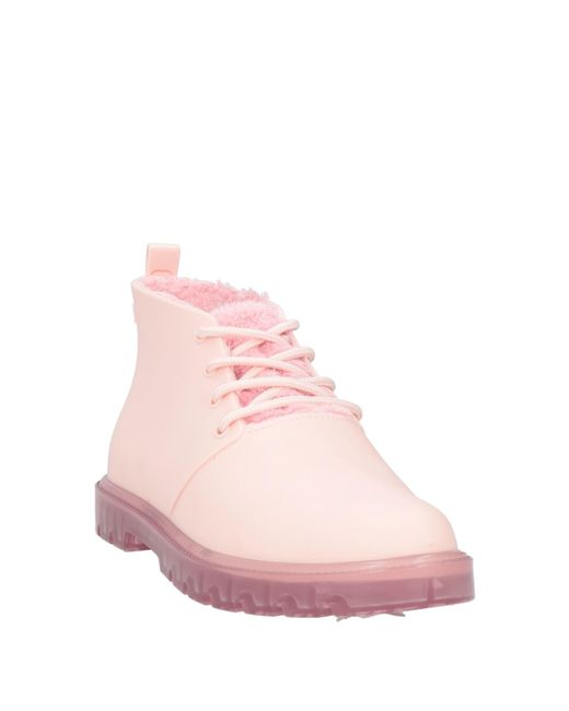 Melissa Pink Ankle Boots