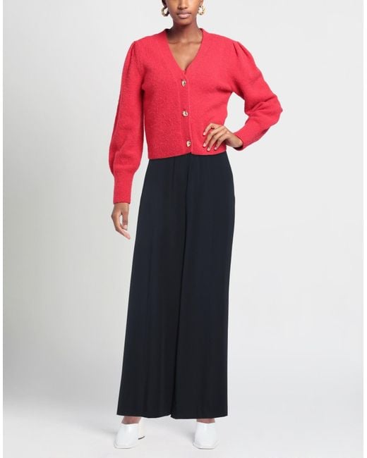 RUE DU BAC Blue Pants Polyester, Viscose, Elastane
