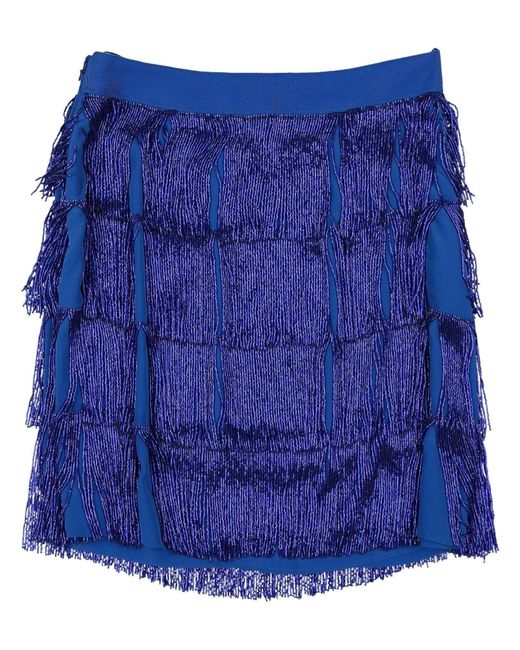 Alberta Ferretti Blue Mini Skirt