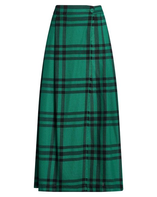 Ballantyne Green Maxi Skirt