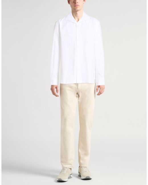 Brunello Cucinelli White Shirt for men