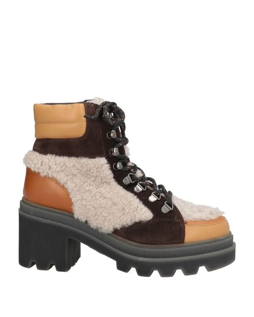Voile Blanche Brown Ankle Boots