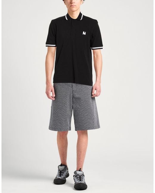 MSGM Black Polo Shirts for men