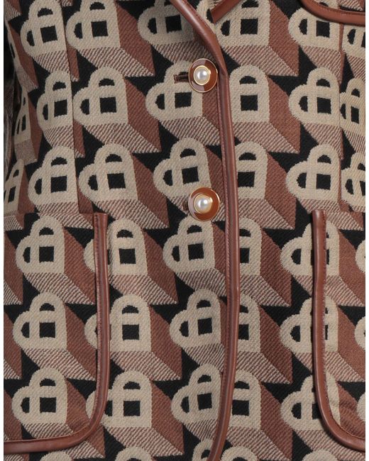 Casablanca Brown Blazer Virgin Wool, Polyamide