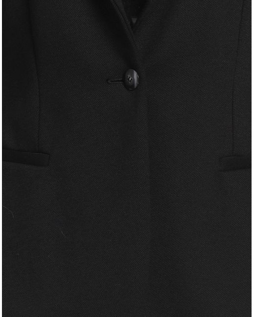 Dondup Black Blazer Viscose, Polyamide, Wool, Elastane