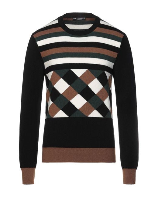 Dolce & Gabbana Black Sweater for men