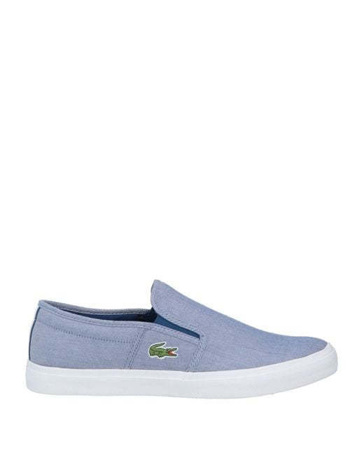 Lacoste Blue Sneakers Textile Fibers for men