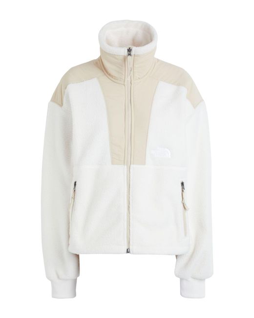 The North Face White Shearling & Teddy