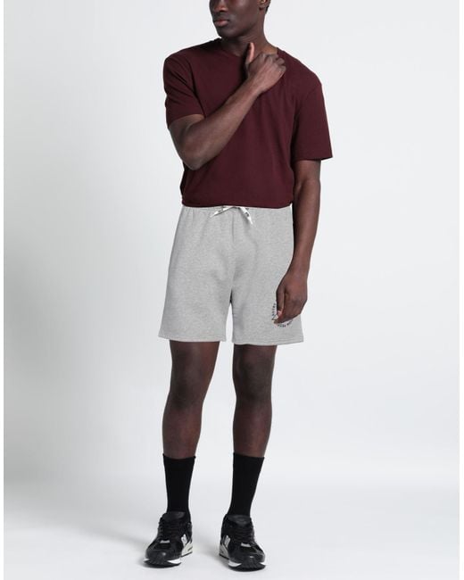 Autry Gray Light Shorts & Bermuda Shorts Cotton for men