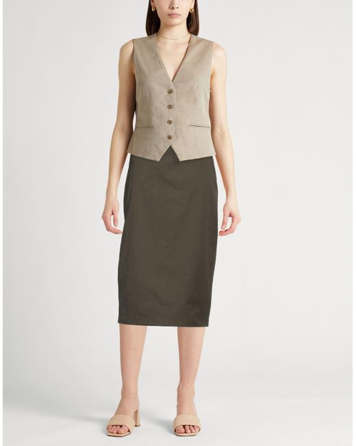 Max Mara Green Midi Skirt